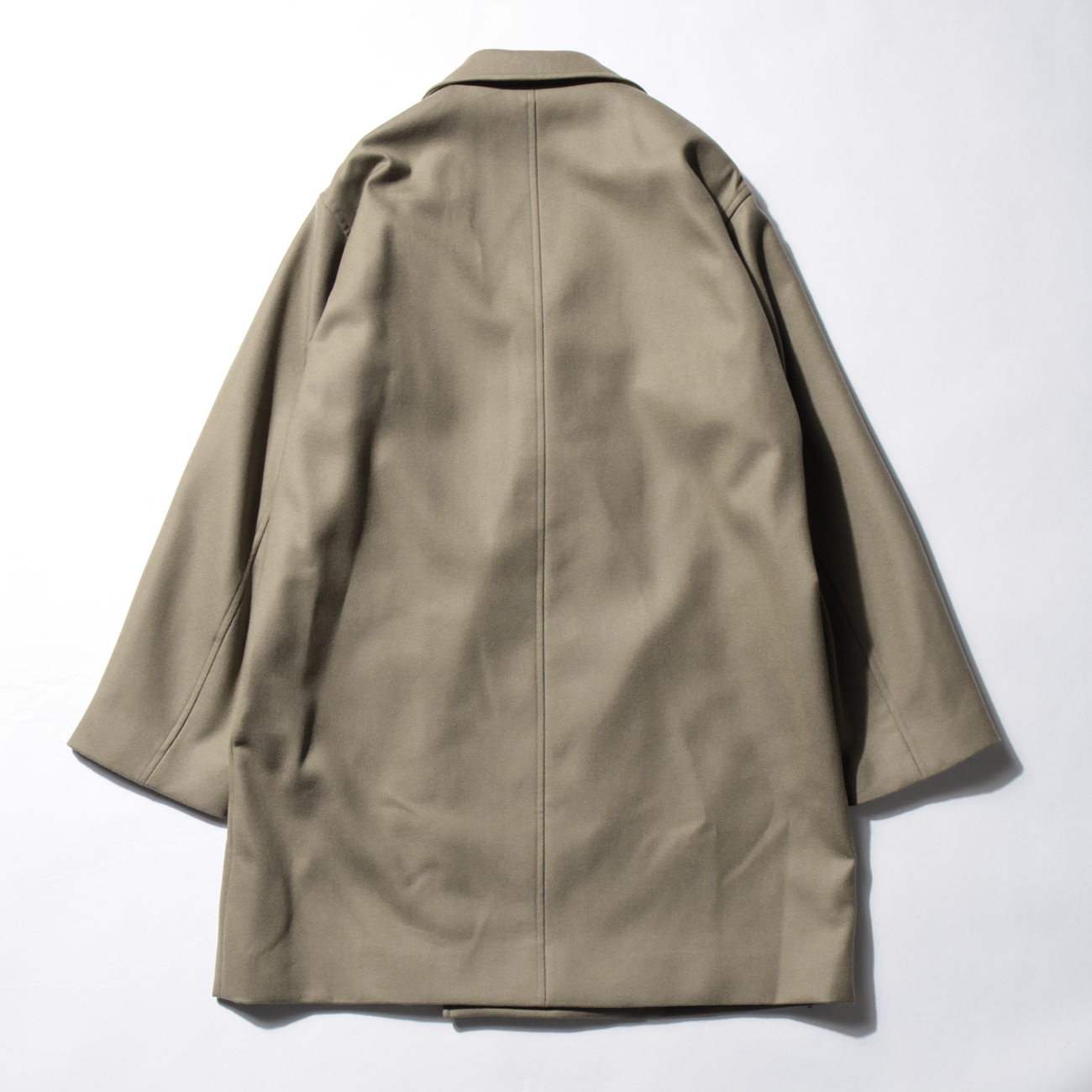 AURALEE / オーラリー | LIGHT MELTON OVER COAT (メンズ) - Gray