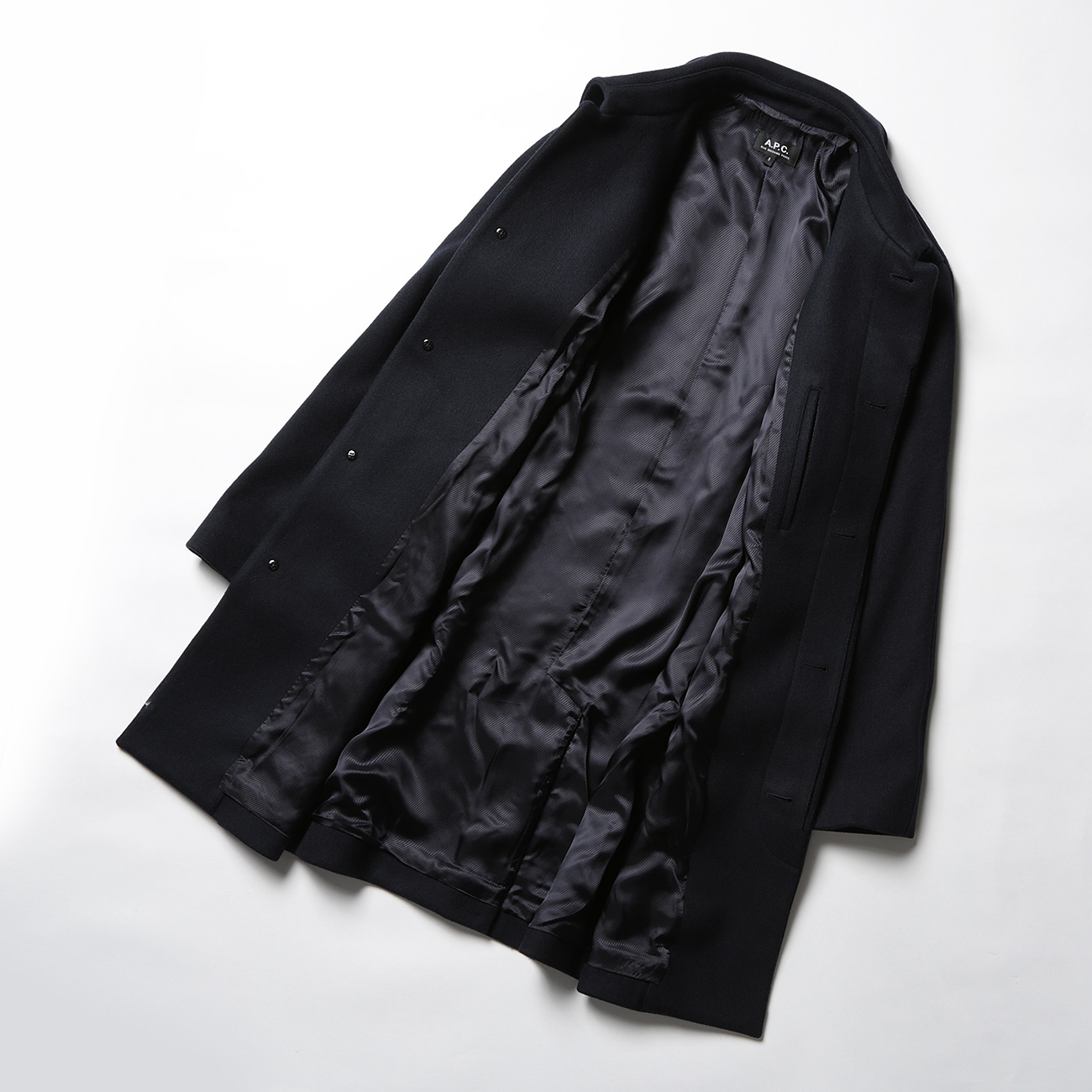 A.P.C. / アーペーセー | Auster Mac - 杢 Marine | 通販 - 正規