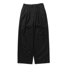 ssstein / シュタイン | EASY LONG WIDE TROUSERS - Black