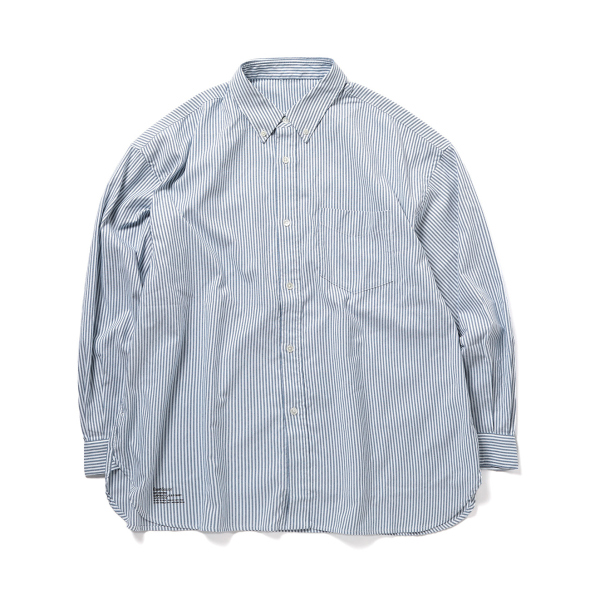 フレッシュサービス DRY OXFORD L/S SHIRT BLUE ST L フレッシュサービス DRY OXFORD L/S SHIRT BLUE ST L FreshService