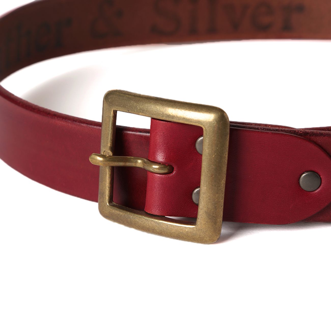 MOTO / モト | Buckle Belt 3cm BB8D - Red Brown | 通販 - 正規取扱店