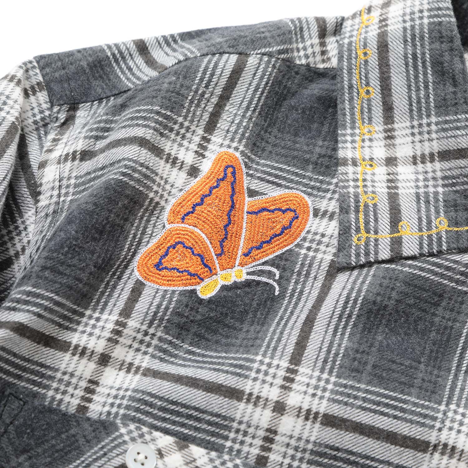 Uncon Shirt - Dobby Stripe 襟元
