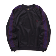 Needles / ニードルズ | Track Crew Neck Shirt - Poly Smooth - Purple