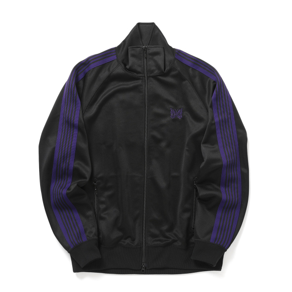 Needles / ニードルズ | Track Jacket - Poly Smooth - Black | 通販