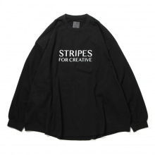 S.F.C Stripes For Creative / エスエフシー | SUPER BIG ROUND LS TEE - Black