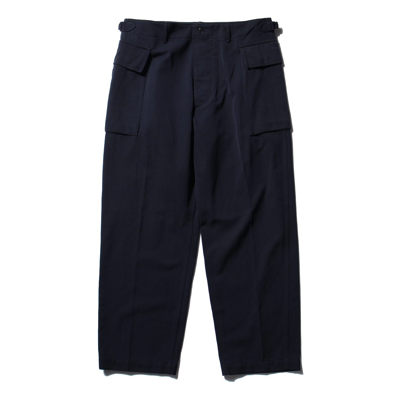 COMOLI コモリ 日本製 ウールナイロンミリタリーパンツ L03-03009 1 NAVY ボトムス【COMOLI】