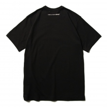 COMME des GARCONS SHIRT | cotton jersey plain with CDG SHIRT logo on back / Tshirt - Black