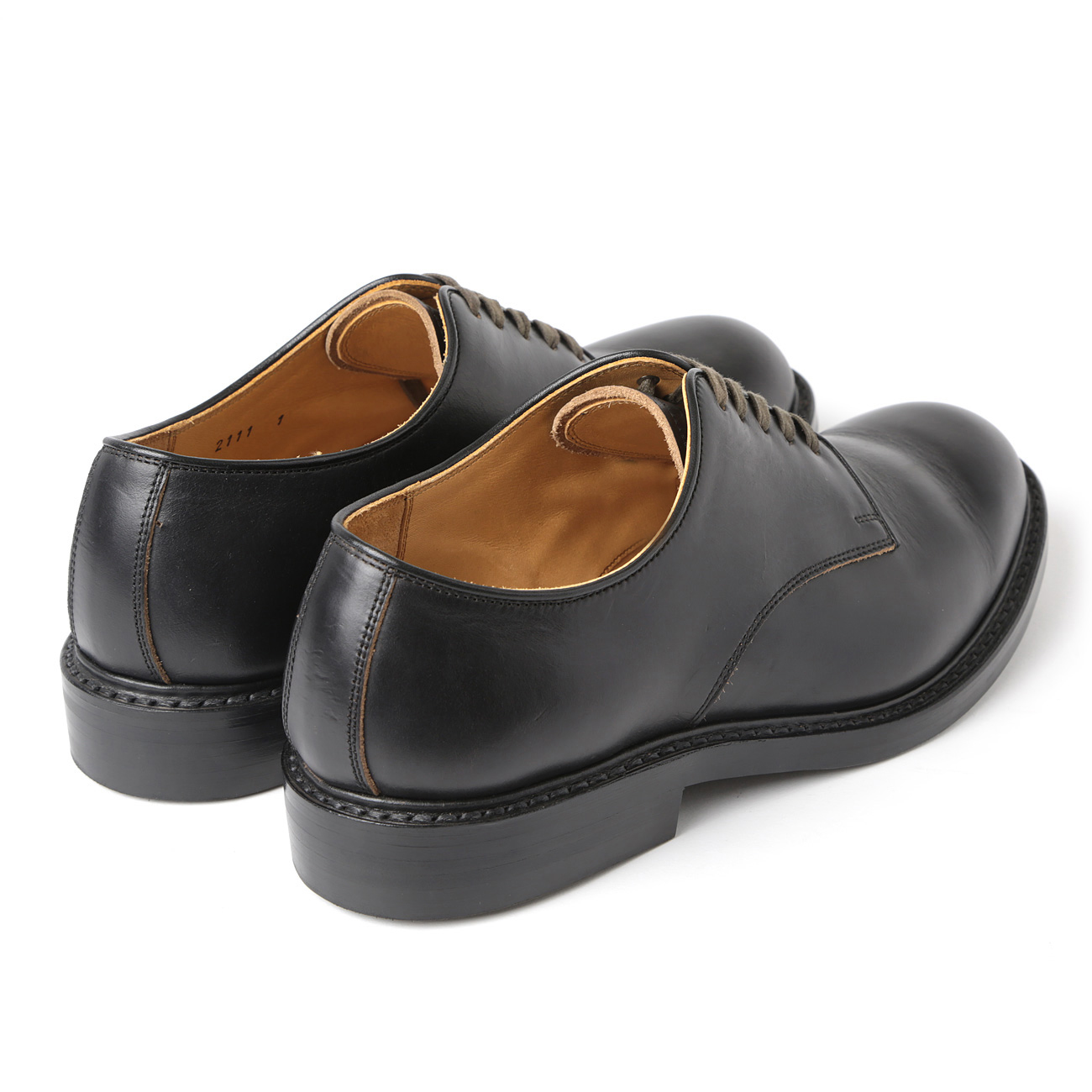 Plain Toe Oxford Shoes #2111 / Chromexcel / Dainite sole - Black