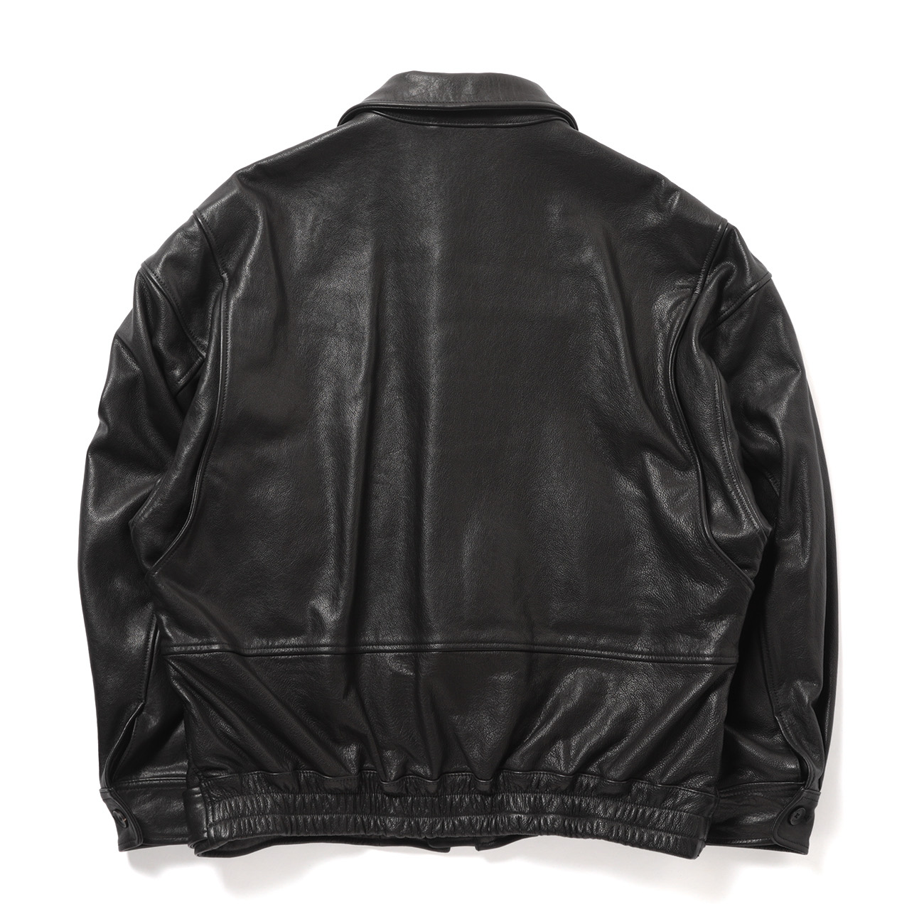 YOKE / ヨーク | Leather Flight Jacket - Black | 通販 - 正規取扱店