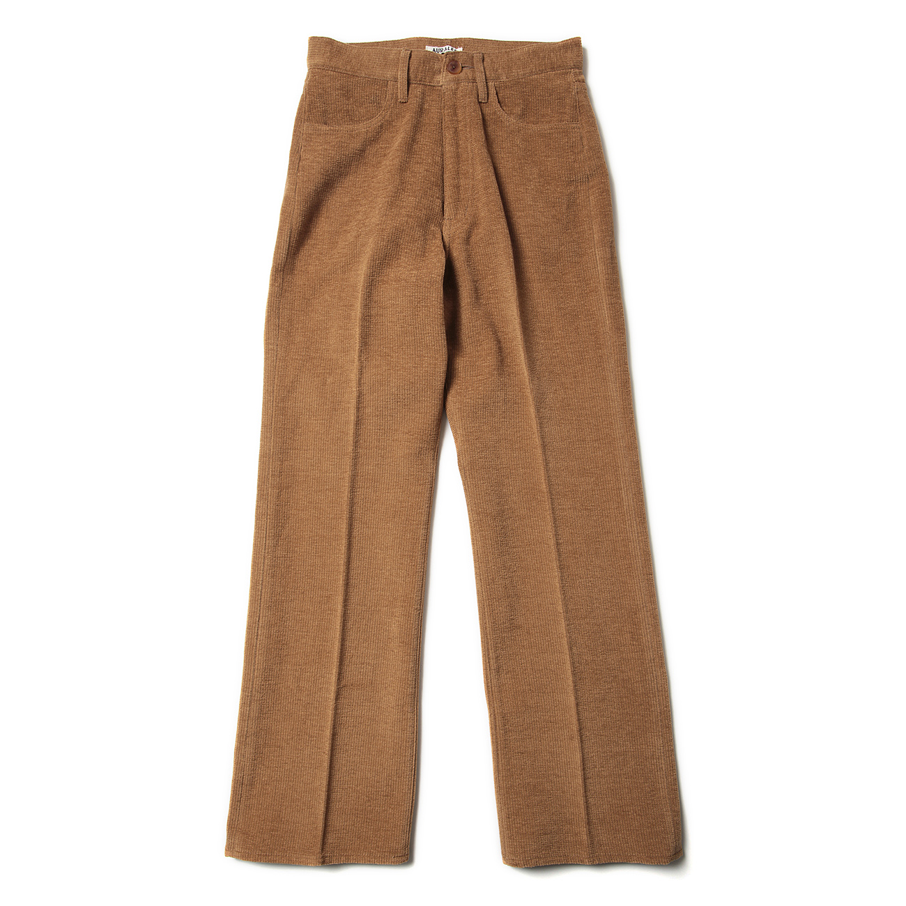 AURALEE / オーラリー | WOOL COTTON MOLE PANTS (レディース) - Brown