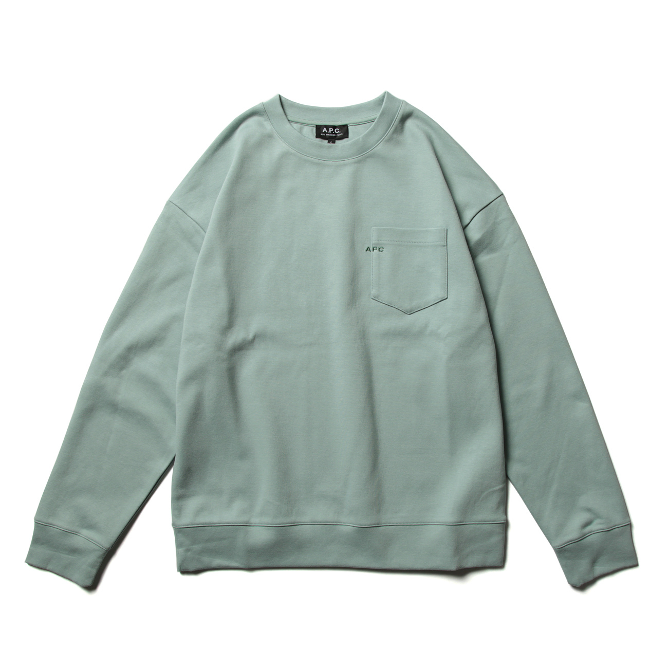 A.P.C. / アーペーセー | Roman スウェットシャツ - Green Gray