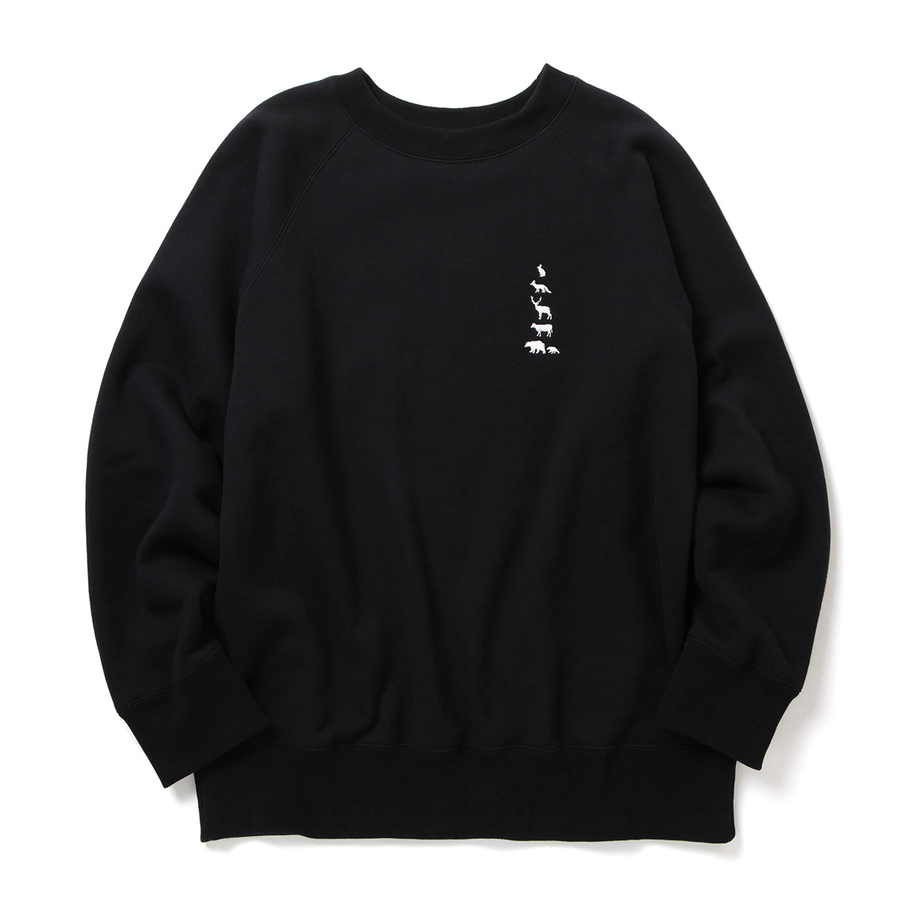 RESEARCH | Animal Sweat Shirt - Black | 通販 - 正規取扱店