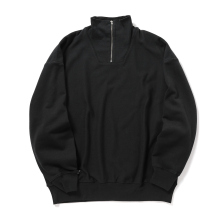 FreshService / フレッシュサービス | CLASSIC TERRY SWEAT HALF ZIP - Black