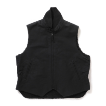 ENGINEERED GARMENTS / エンジニアドガーメンツ | LL Vest - Cotton Double Cloth - Black