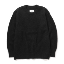 ssstein / シュタイン | EXTRA FINE WOOL WARM KNIT CREW NECK LS - Black