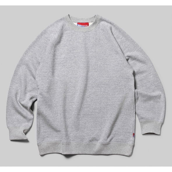 NEVVER / ニューアー | CREWNECK SWEATSHIRT NEVVER / ニューアー | CREWNECK SWEATSHIRT - Gray | 通販