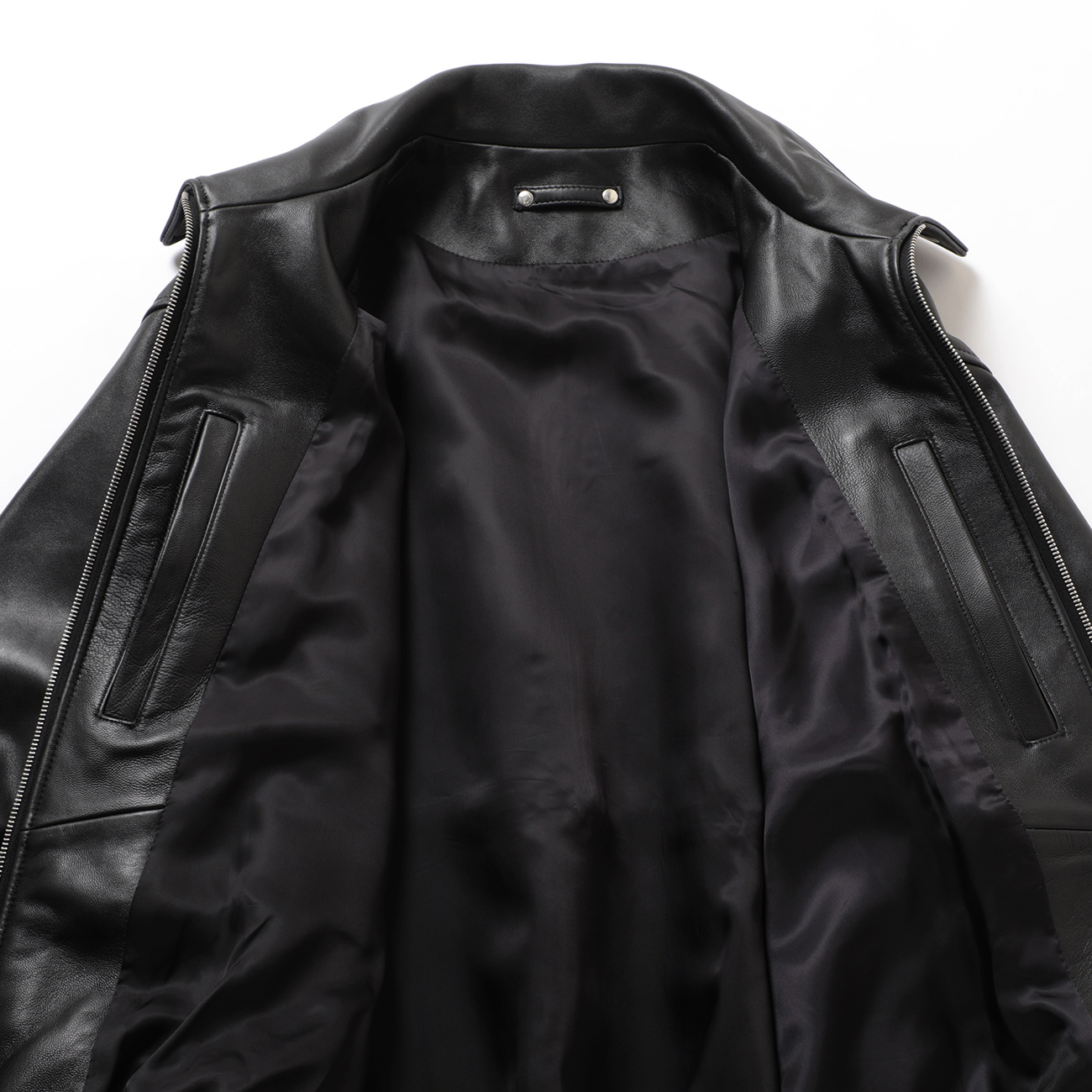 ssstein / シュタイン | SHEEP LEATHER FLIGHT JACKET - Black