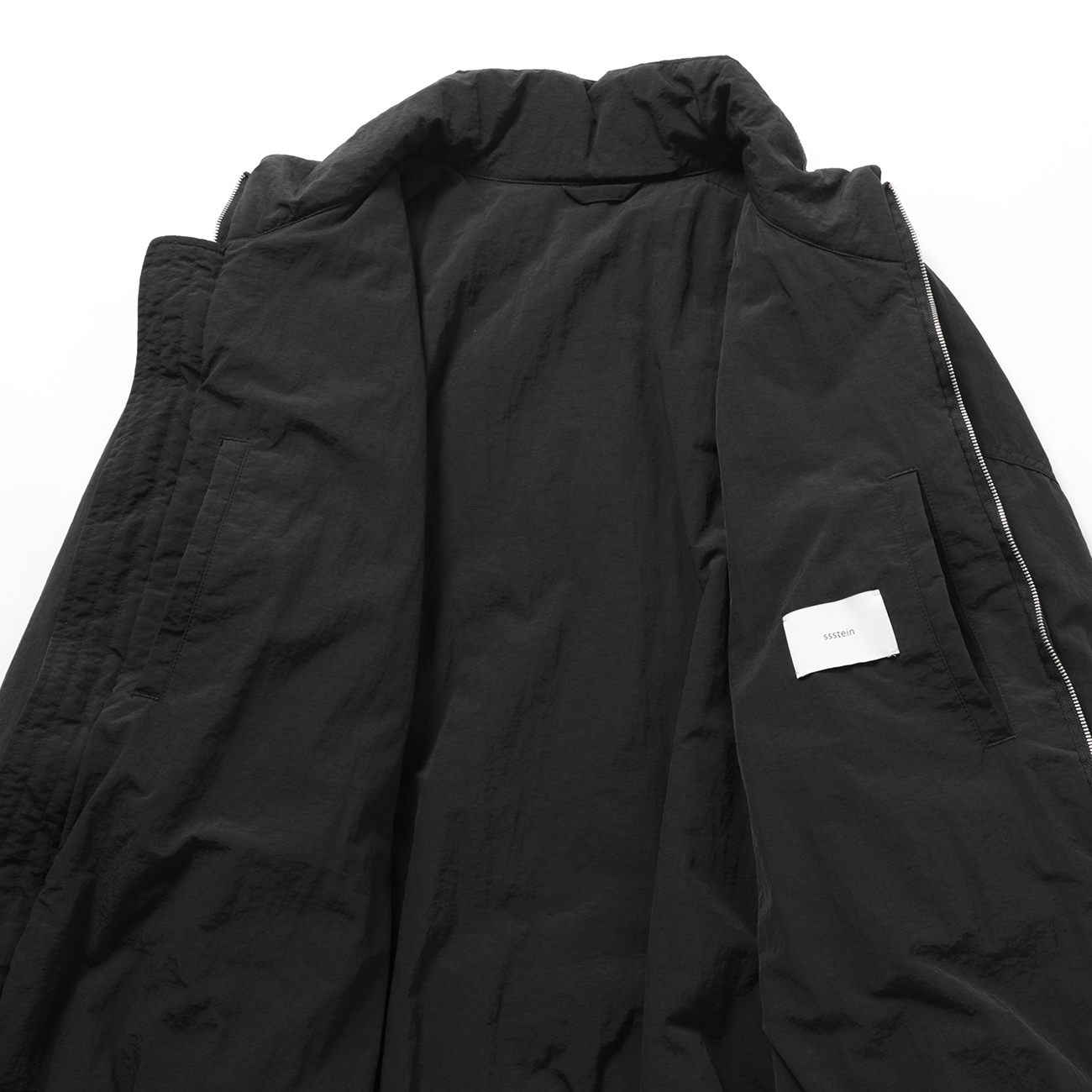 ssstein シュタイン　PADDED BLOUSON サイズS タグ付き ssstein / シュタイン】WINDPROOF NYLON PADDED JACKET - BLACK | 公式