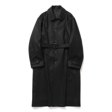 ssstein / シュタイン | OVERSIZED INVESTIGATED COAT - Black