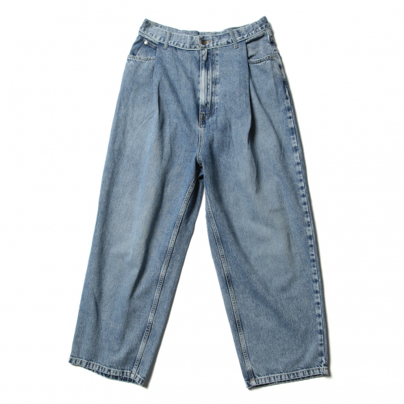 URU / ウル | COTTON DENIM / TUCK PANTS - Indigo | 通販 - 正規取扱