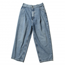 URU / ウル | COTTON DENIM / TUCK PANTS - Indigo | 通販 - 正規取扱