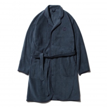 Porter Classic / ポータークラシック | FLEECE GOWN COAT - Navy