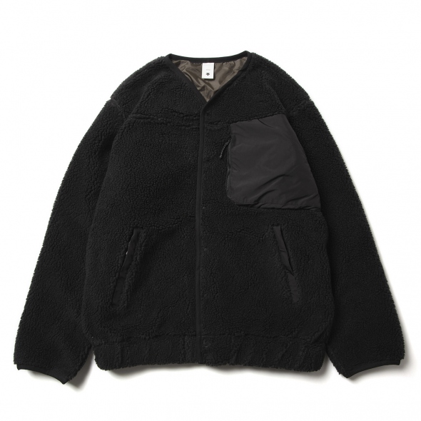 DESCENTE ddd / ディーディーディー | BOA FLEECE CARDIGAN - Black