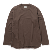 CURLY / カーリー | AGED COTTON TEE (L/S) - Cacao