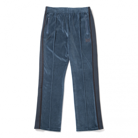 Needles / ニードルズ | Narrow Track Pant - C/Pe Velour - Smoke