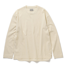 CURLY / カーリー | AGED COTTON TEE (L/S) - Ivory