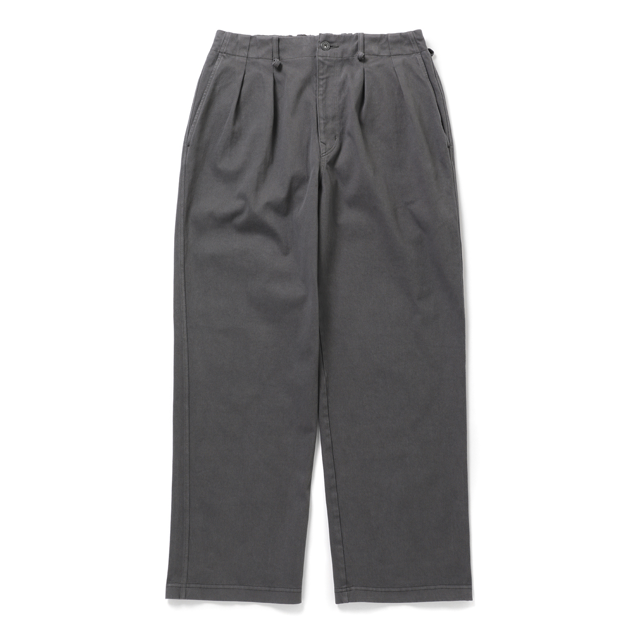 Kouページ CURLY / カーリー | DENIM 2TUCK WIDE EZ PANTS - Slate Gray