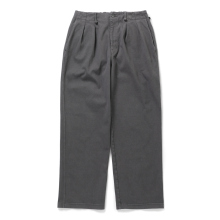 CURLY / カーリー | DENIM 2TUCK WIDE EZ PANTS - Slate Gray