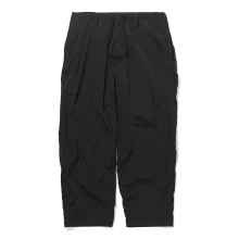 Yohji Yamamoto Ys for men / ヨウジヤマモト ワイズフォーメン | NYLON RIPSTOP WIDE-LEG DRAWSTRING PANTS - Black