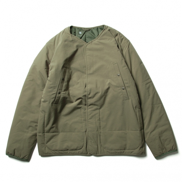 DESCENTE ddd / ディーディーディー | LIGHT PUFF CARDIGAN JACKET - Khaki | 通販 - 正規取扱店  | COLLECT STORE / コレクトストア