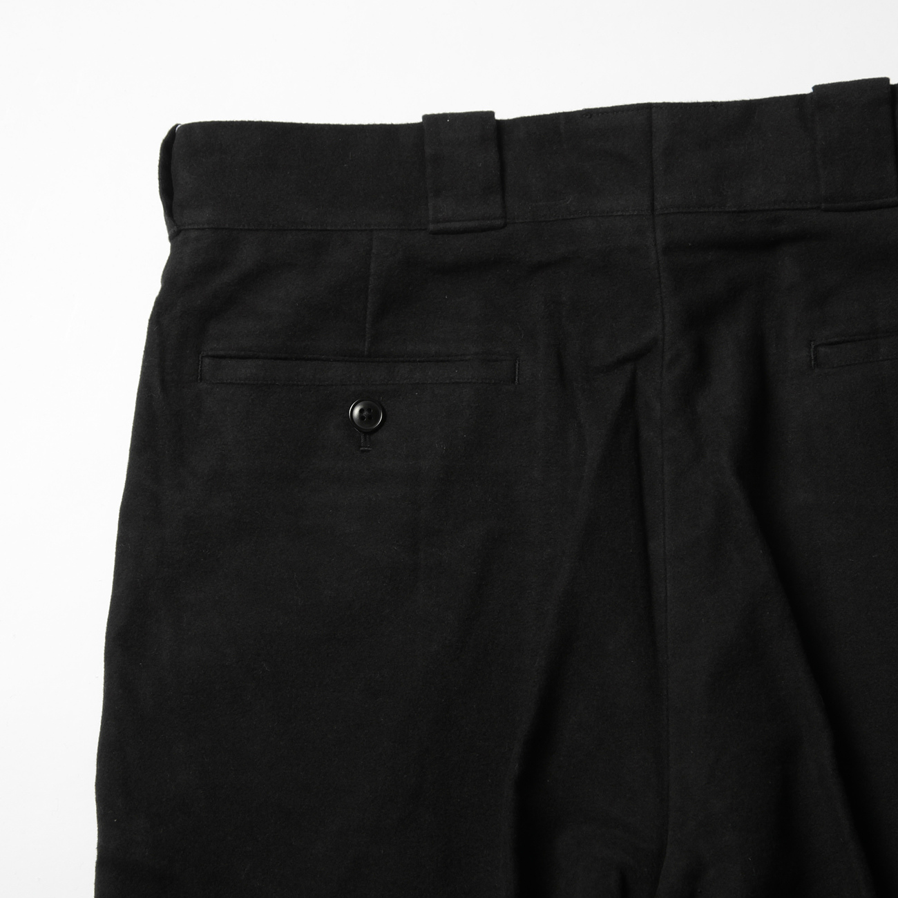 COMOLI / コモリ | モールスキン パンツ - Black | 通販 - 正規