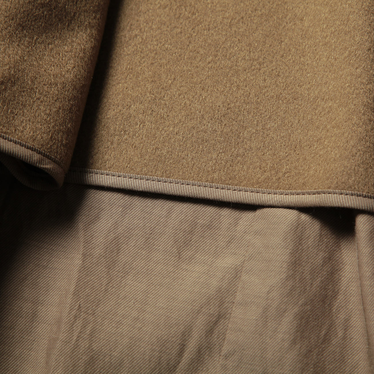 COMOLI / コモリ | コットンギャバ ダブルブレステッドコート - Khaki