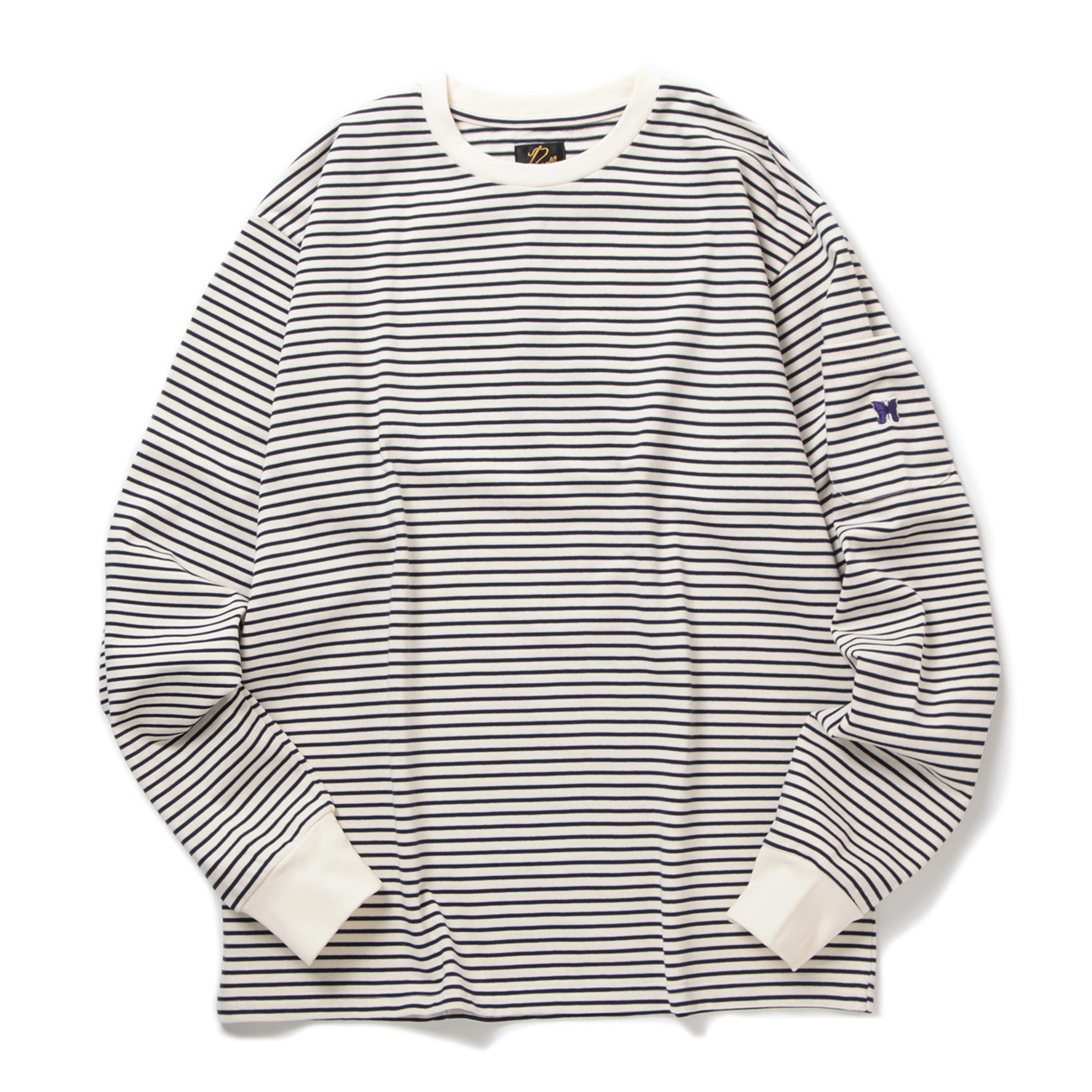 Needles / ニードルズ | L/S Crew Neck Tee - Cotton Stripe