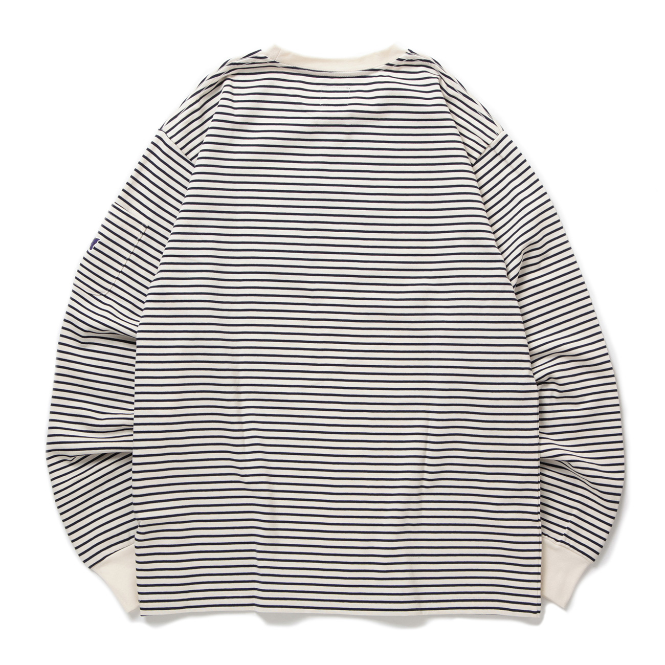 Needles / ニードルズ | L/S Crew Neck Tee - Cotton Stripe Jersey