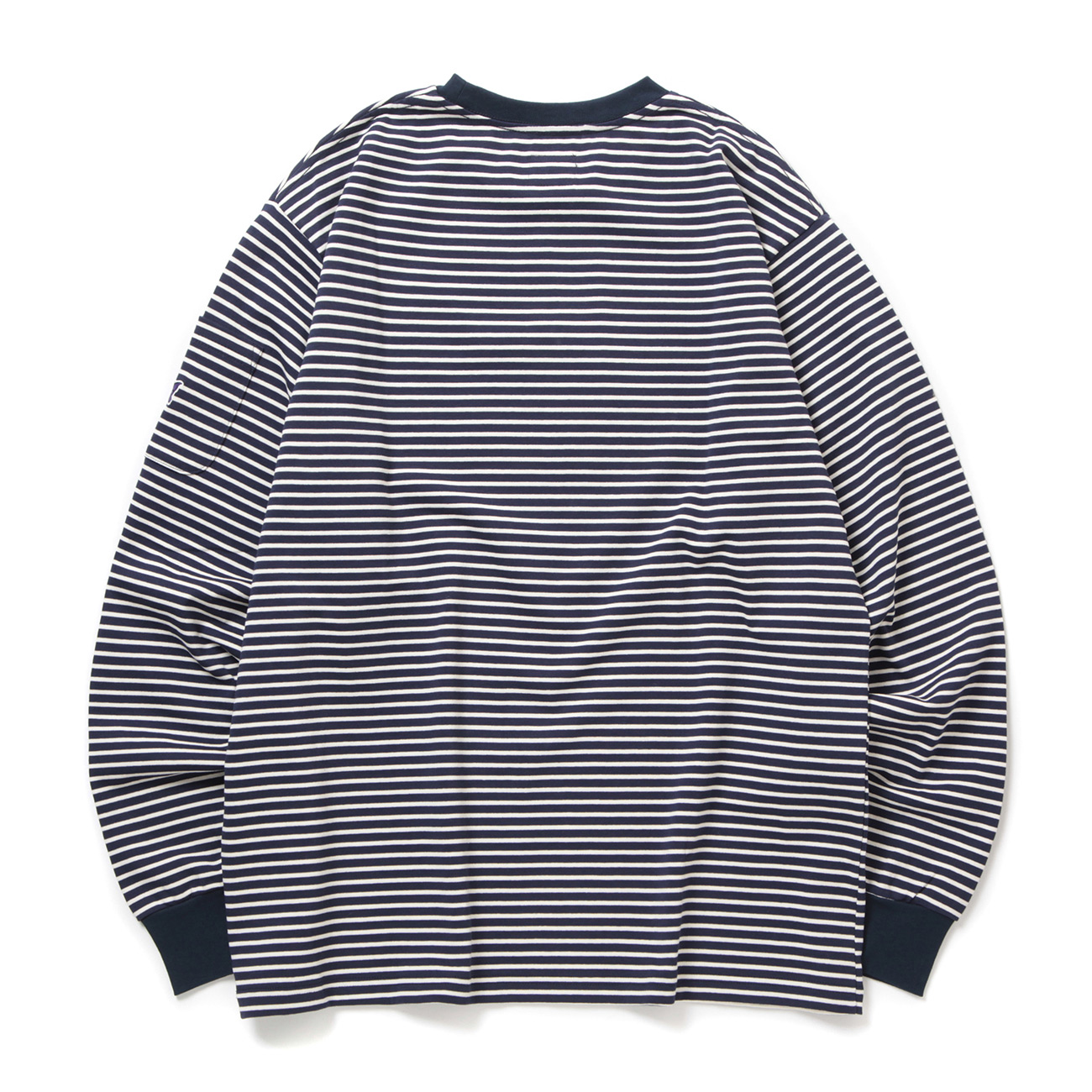 Needles / ニードルズ | L/S Crew Neck Tee - Cotton Stripe Jersey