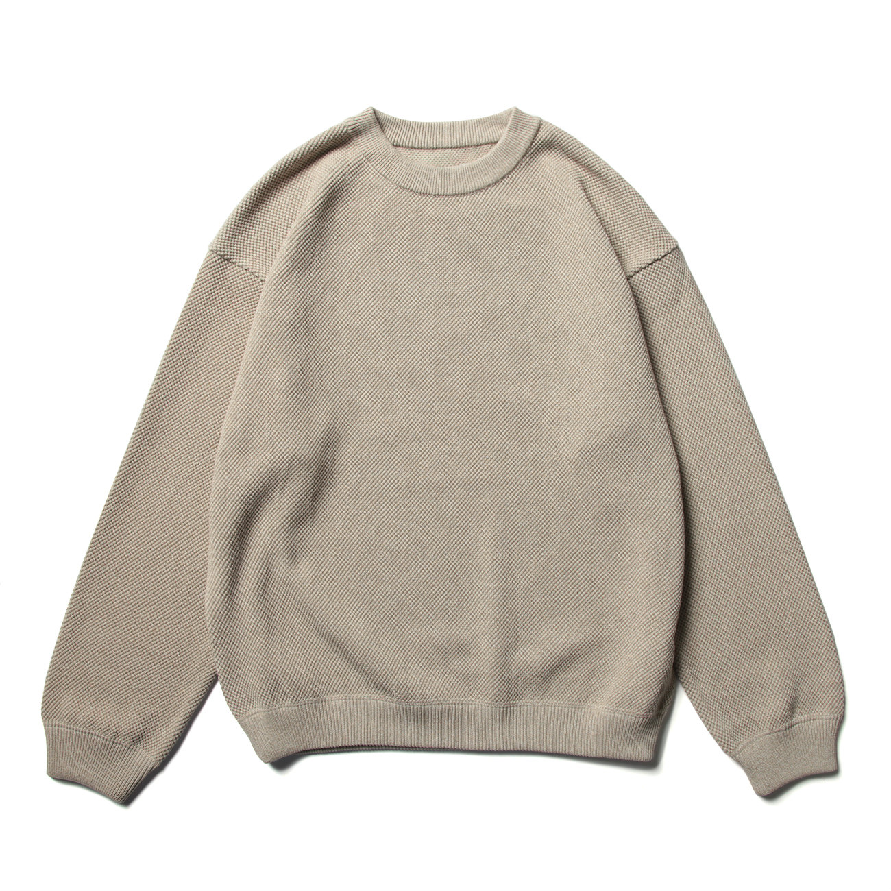 crepuscule / クレプスキュール | Moss stitch L/S sweat