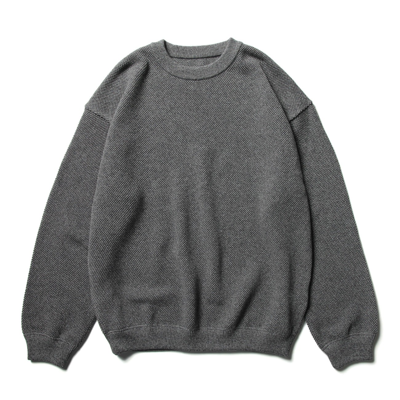 トップス Crepuscule Moss Stitch L/S Sweat crepuscule Moss Stitch L/S Sweat [L.GRAY] - Fresh Service