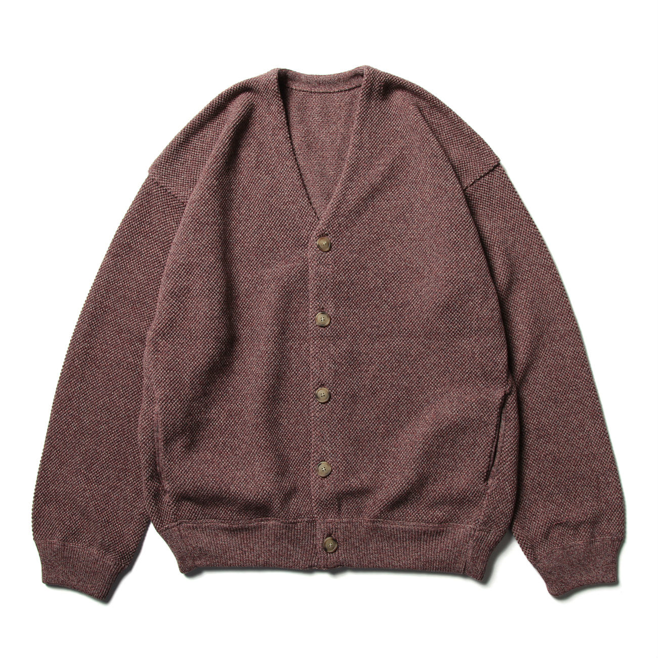 crepuscule Moss Stitch Cardigan 茶　美品　 2 crepuscule [ Moss stitch V/N cardigan ] | ロイド・エフ