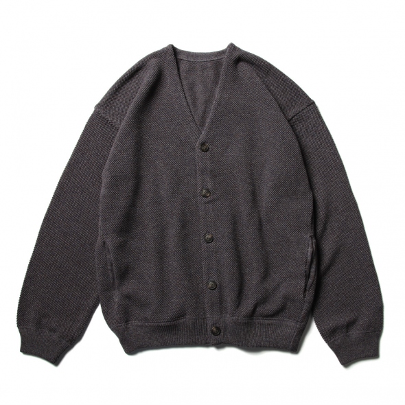 トップス crepuscule Moss Stich C/N SweatExclusive crepuscule MOSS STITCH S/S [BLUE] - Fresh Service NECESSARY