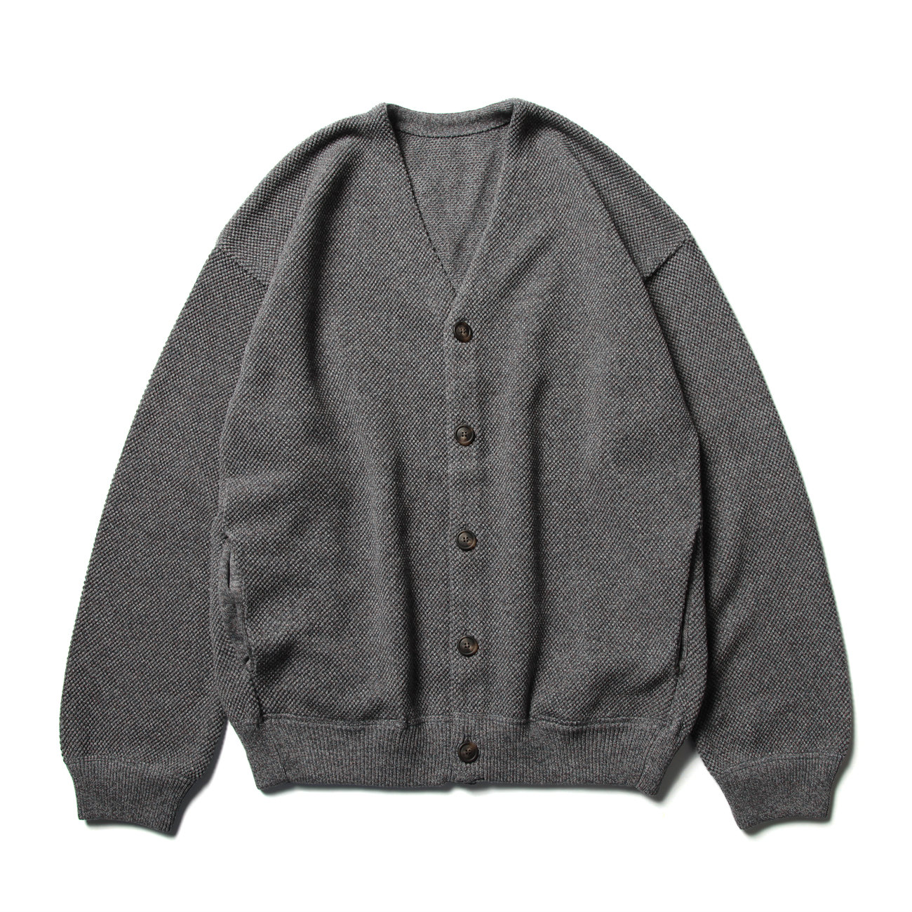 crepuscule / クレプスキュール | Moss stitch V/N cardigan - Gray | 通販 - 正規取扱店 |  COLLECT STORE / コレクトストア