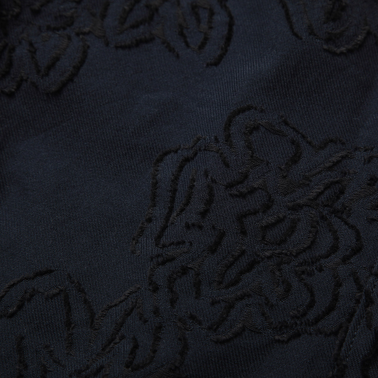 URU / ウル | COTTON JACQUARD - LONG SLEEVE SHIRTS - D.Navy | 通販