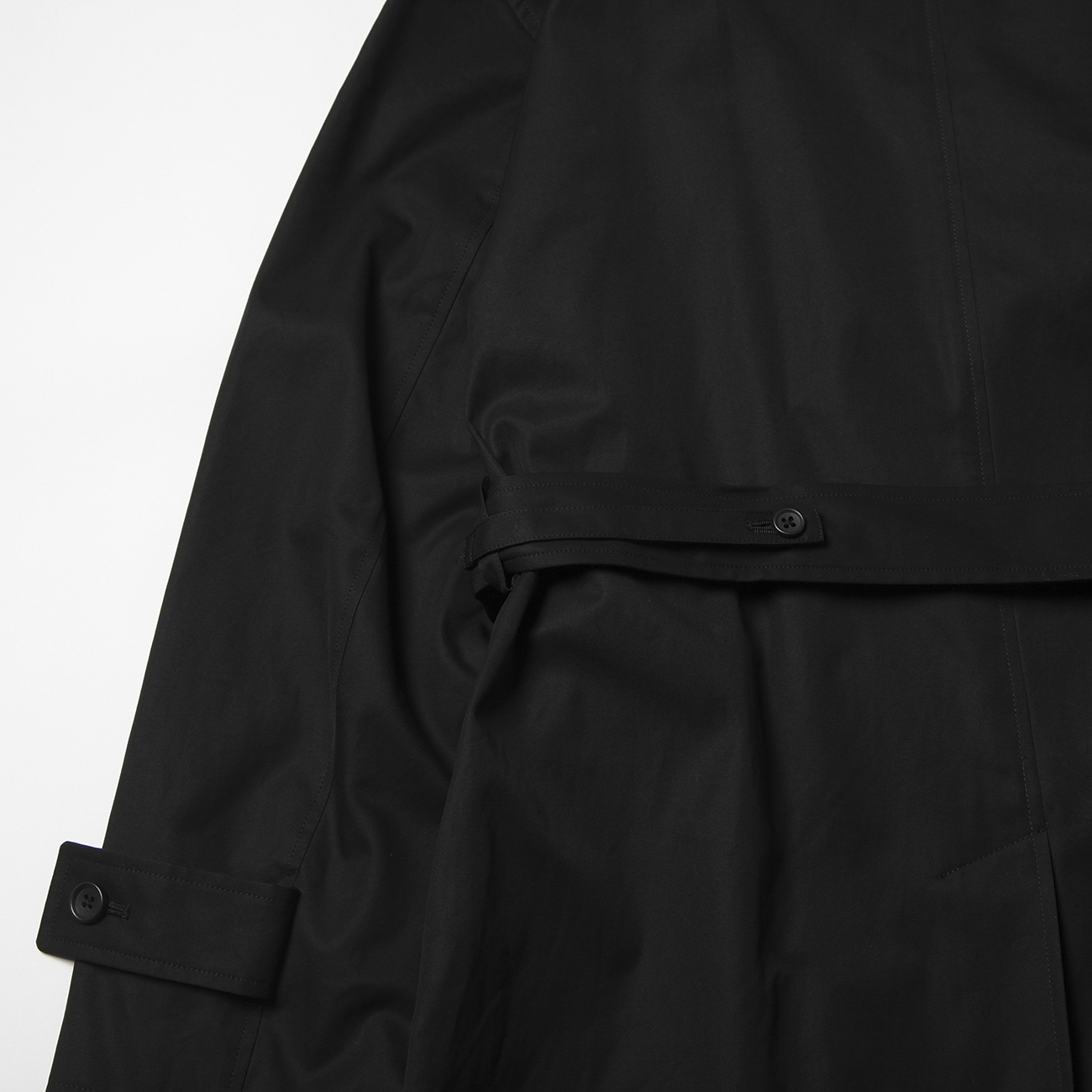 stein / シュタイン | OVERSIZED TRENCH COAT - Black | 通販 - 正規