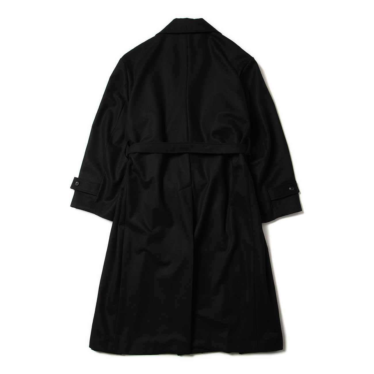 stein / シュタイン | OVERSIZED LAYERED SINGLE COAT - Black