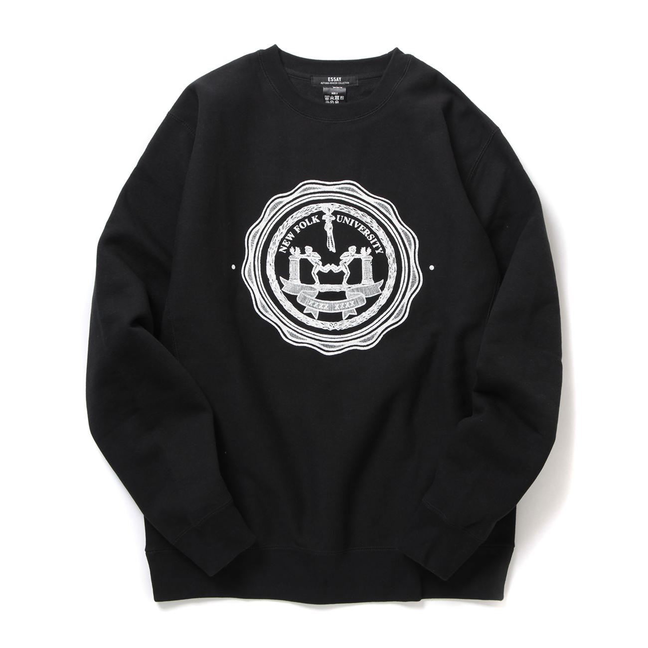 ESSAY / エッセイ | TS-5 CROSSGRAIN SWEAT - Black | 通販 - 正規取扱