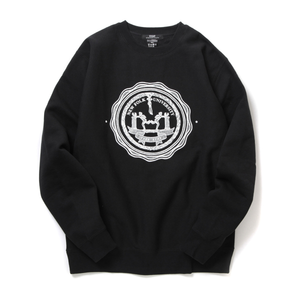 ESSAY / エッセイ | TS-5 CROSSGRAIN SWEAT - Black | 通販 - 正規取扱