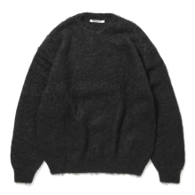 BRUSHED SUPER KID MOHAIR KNIT P/O (レディース) - Ink Black